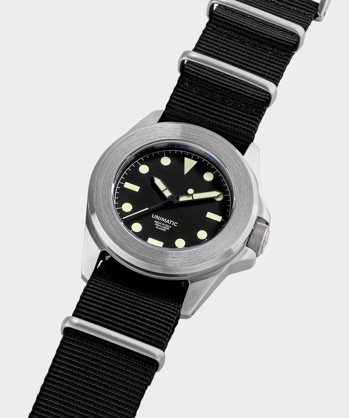 Todd Snyder UNIMATIC U4 Classic Military Watch - Black