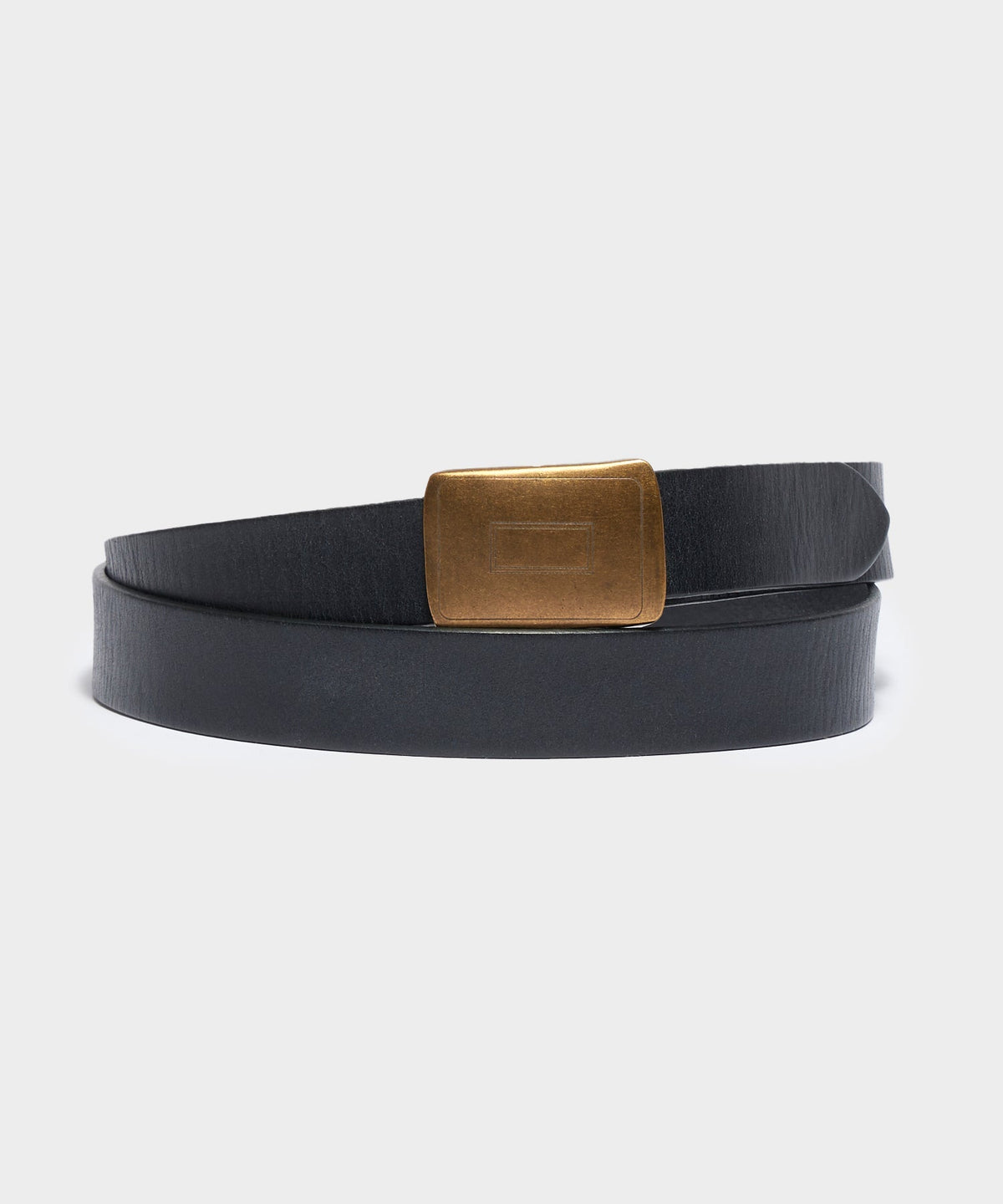 Todd Snyder Vintage Leather Belt - Black