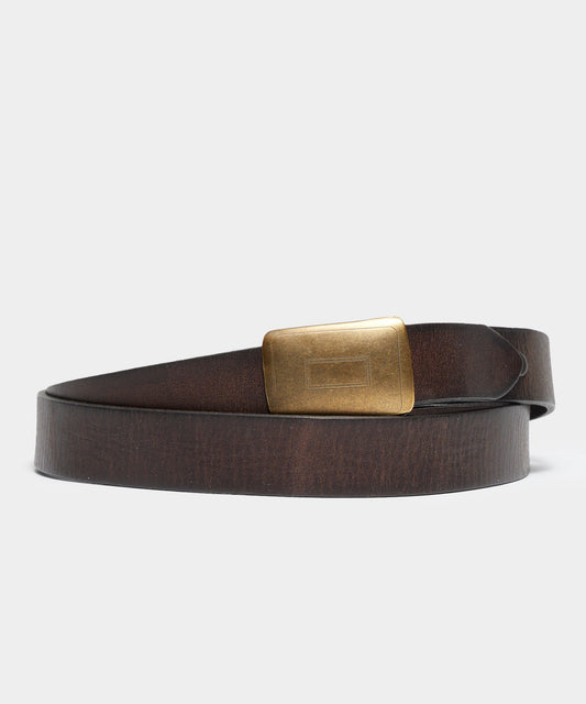 Todd Snyder Vintage Leather Belt - Brown