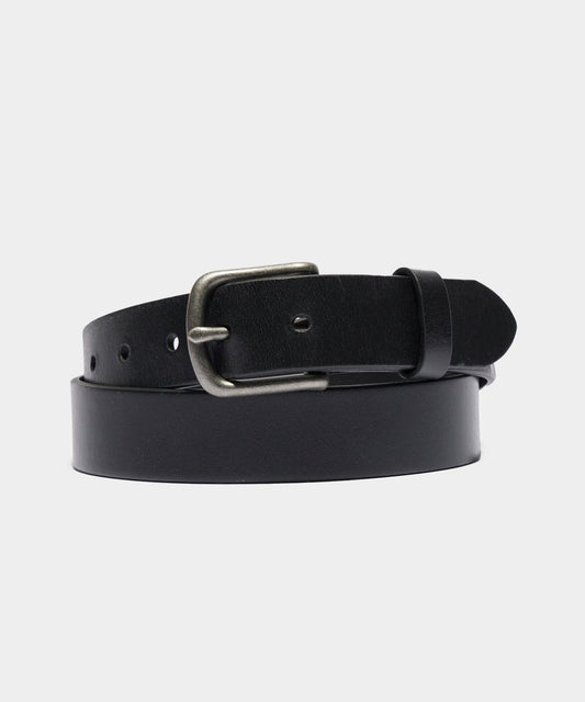 Todd Snyder Wide Jeans Belt - Black
