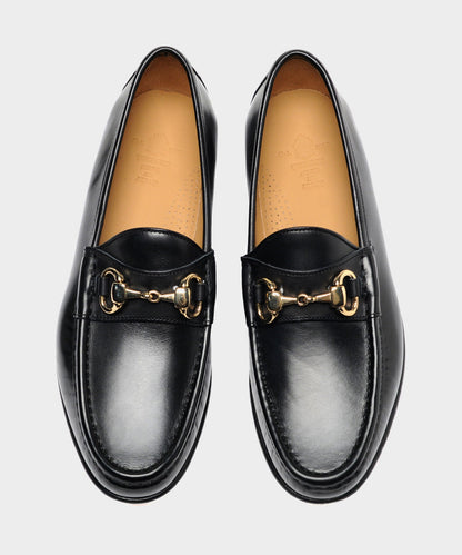 Todd Snyder Yuketen Moc Ischia Horsebit Loafer - Black