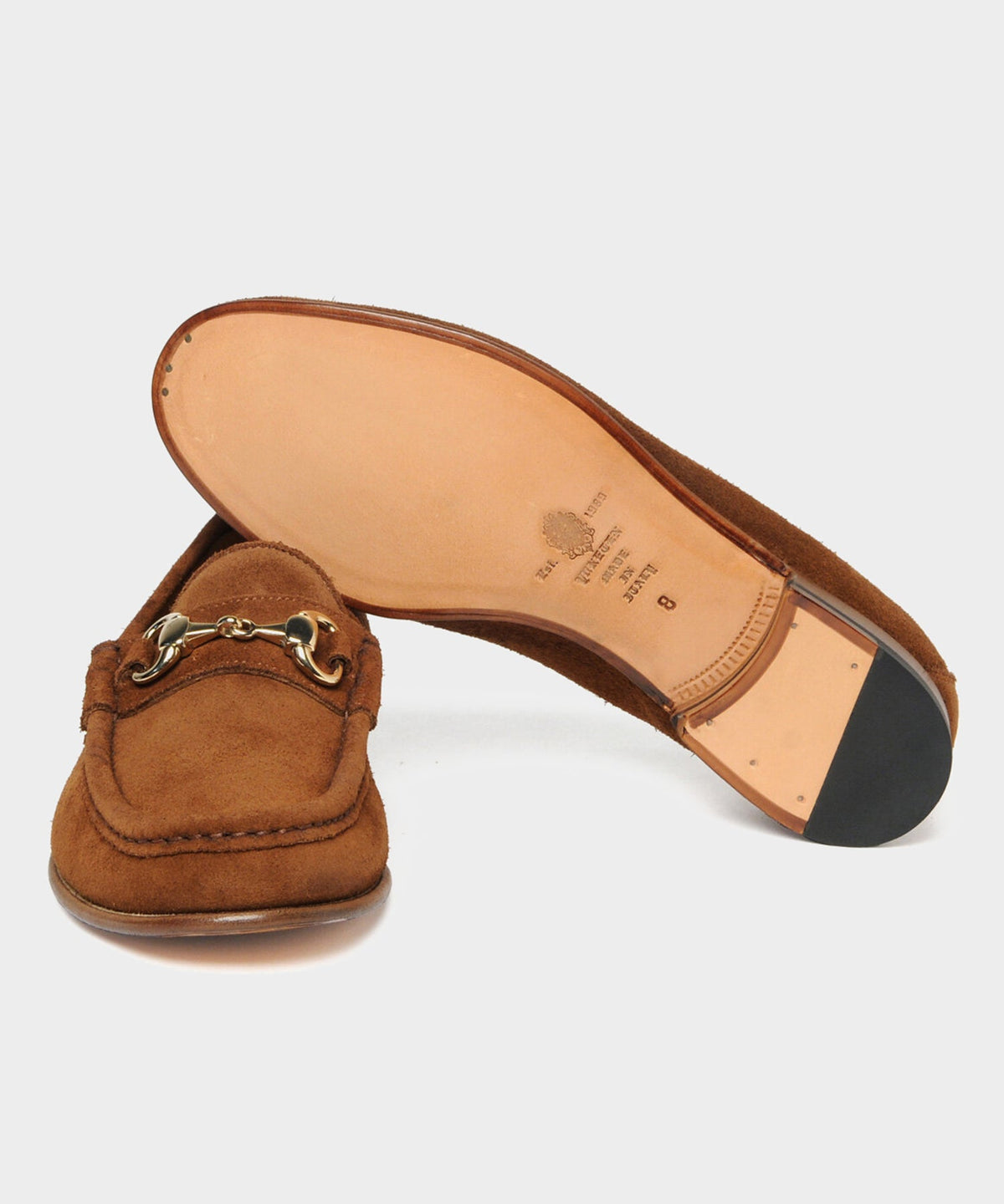 Todd Snyder Yuketen Moc Ischia Horsebit Suede Loafer - BROWN|Brown