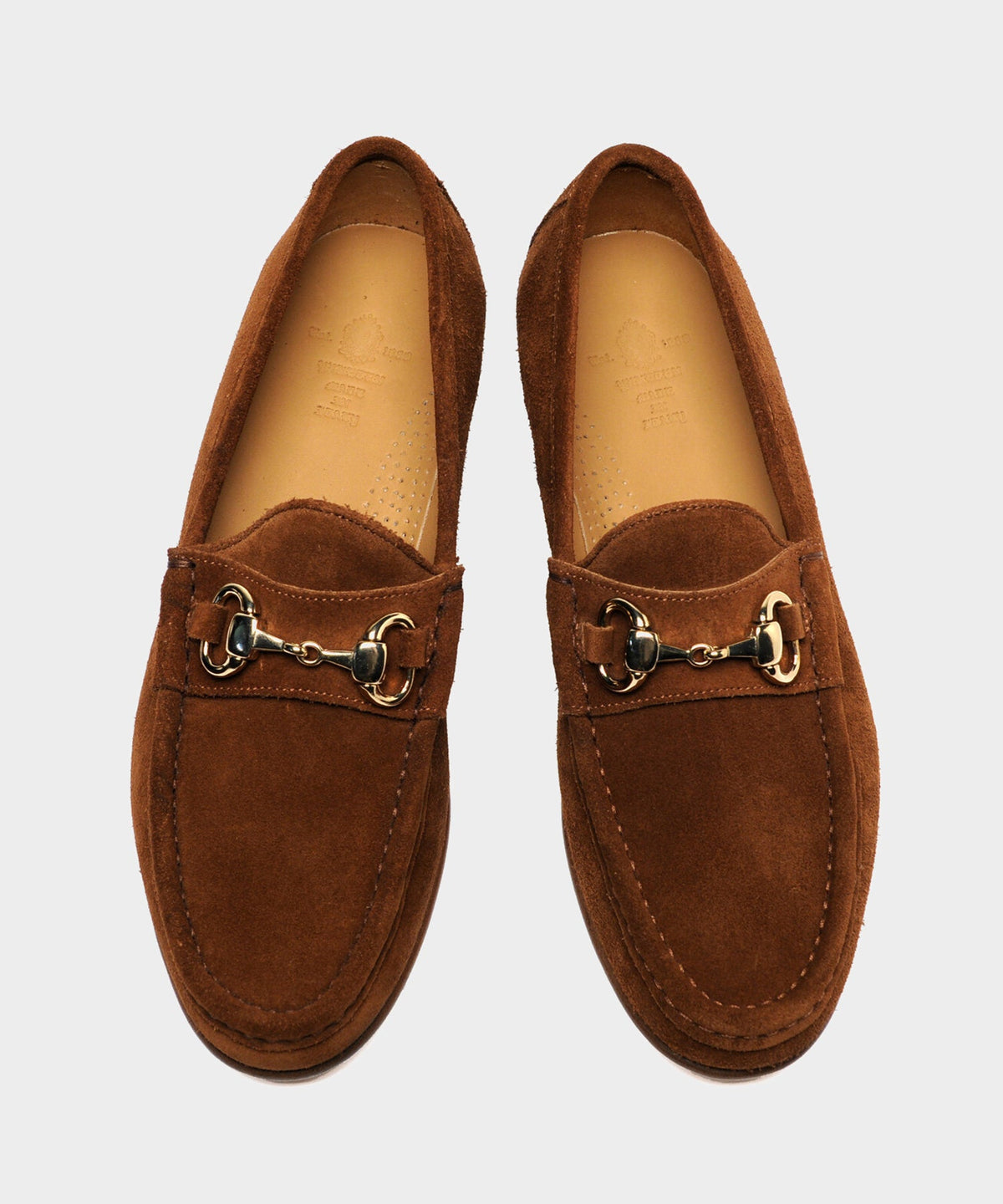 Todd Snyder Yuketen Moc Ischia Horsebit Suede Loafer - BROWN|Brown