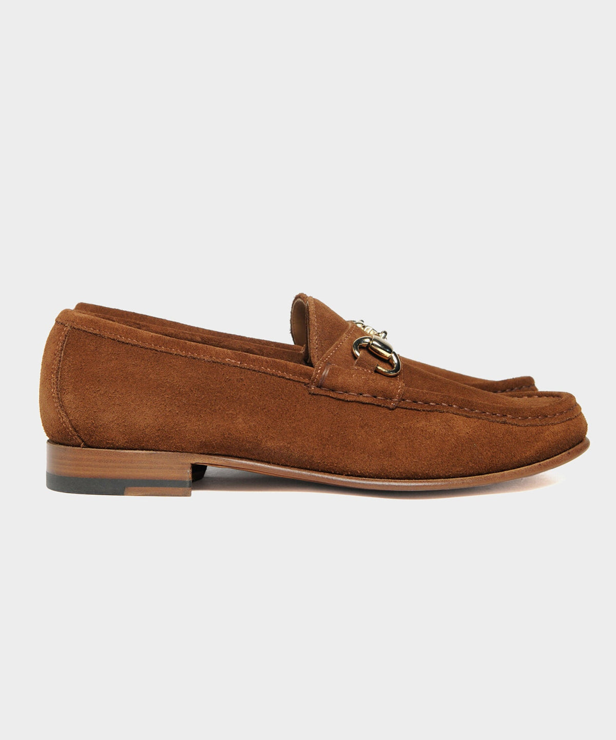Todd Snyder Yuketen Moc Ischia Horsebit Suede Loafer - BROWN|Brown